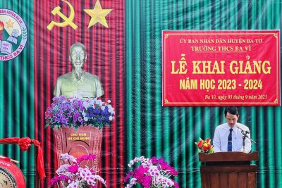 Trường THCS Ba Vì tổ chức Lễ Khai giảng năm học 2023-2024